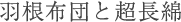 羽根布団と超長綿